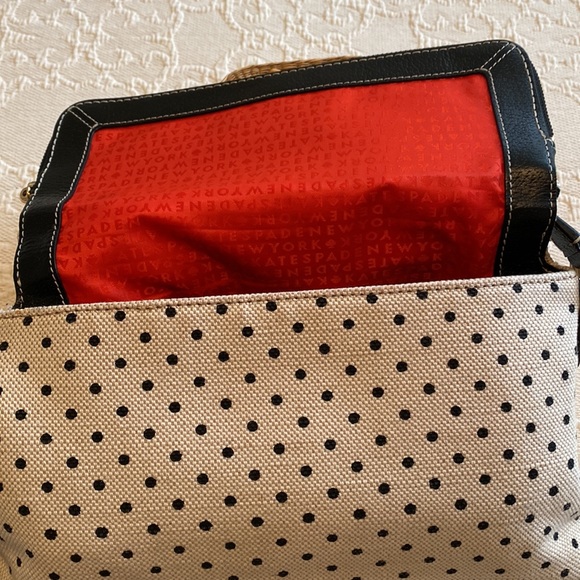Kate Spade Cream and black dot crossbody - Picture 2 of 6